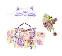 Designed Japanese Kimono Styles Clothes Set for Dolls, Dolls Accessories, Not Including The Doll (Purple)