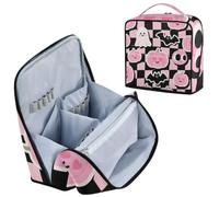 Designed Makeup Bags Pink Halloween Pumpkin Ghosts
