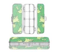 Designed Plastic Pencils Box Clear Cute Cartoon Vegetable Broccoli
