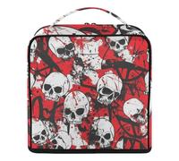 Designed Travel Bag with dividers Skull Red Terrible