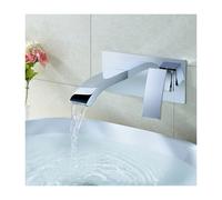 Designer Bathroom Concealed Wall Mounted Waterfall Basin Sink Single Lever Tap