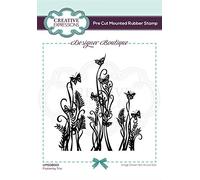 Designer Boutique Collection - Flutterby Trio - Pre Cut Rubber Stamp