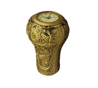 Designer Brass Watch Ball Head Handle Style ONLY Wooden Walking Stick cane Gift