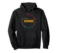 Designer Creative Process Imagine Sketch Create motivation Pullover Hoodie