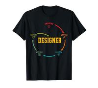 Designer Creative Process Imagine Sketch Create Motivation T-Shirt