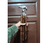 Designer Eagle Head Handle Victorian Handmade Wooden Walking Stick Cane Gift 37 Inch