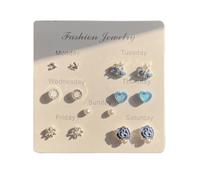 Designer Earrings For Women Earrings Pearl Studs For Christmas Women Week Sensitive (G, One Size)
