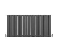 Monster Shop Designer Flat Panel Radiator 600 X 1190Mm Anthracite Grey, Grey