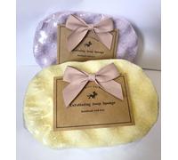 Designer fragranced soap Sponge exfoliating soap Filled Sponge bomd Aftershave Perfume Scented (Spirit)