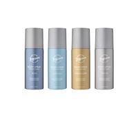 Designer Fragrances 4 Pack Assorted Bundle Men's Body Spray Deodorant Cans - Azul - Lite Blu - One Billion - Ventus - Instant Freshness on The Go - Long Lasting Smell - Great Male Gift Sets - 150ml