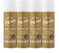 Designer Fragrances 4 Pack One Billion Air Freshener Blast Cans - For Home & Vehicles - Natural Oils, Luxury Lasting Smell, Dry Mist Quick Release Spray - Deodorise & Neutralise Odours - 300ml