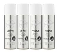 Designer Fragrances 4 Pack Ventus Air Freshener Blast Cans - For Home & Vehicles - Natural Oils, Luxury Lasting Smell, Dry Mist Quick Release Spray - Deodorise & Neutralise Odours - 300ml
