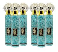 Designer Fragrances 6 Pack 300ml Air Freshener Spray | Luxury Home & Car Fragrance | Natural Oil Fragrance | Eliminates Odours & Freshens Air (Elham)