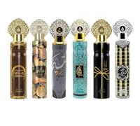 Designer Fragrances 6 Pack 300ml Air Freshener Spray | Luxury Home & Car Fragrance | Natural Oil Fragrance | Eliminates Odours & Freshens Air (Mixed)