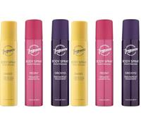 Designer Fragrances Body Spray Set 3 x 100ml - Daisee, Peony & Orchyd - Long Lasting Instant Freshness Sprays - Floral, Fruity & Sensual Scents (Pack of 2)