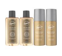 Designer Fragrances One Billion Men's Bundle - Each Package Includes 2 x 150ml Body Spray Deodorant Cans - 2 x 250ml Shower Gels - For Instant Freshness - Long Lasting Smell - Great Male Gift Sets