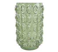 Designer Glass Vases, 30cm Green Retro