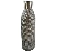 Designer Glass Vases, 50cm Smoke Grey