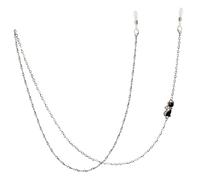 Designer Glasses Chain for Women Eyeglass Chains for Women Stylish Sunglass Chain Strap Glasses Necklace Holder, Silver Cat, Medium