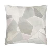 Designer Guild Printed Cotton Percale Pillowcase, Modern Geo Pewter, 65 x 65 cm