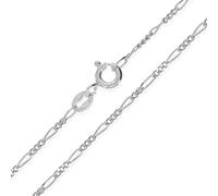 Designer Inspirations Boutique 16" Inch Sterling Silver 1.55 mm Thick Figaro Chain Necklace for Women Men Unisex - Fine Silver Chain - Ideal for Smaller Pendants - Weight: 2.1 Grams