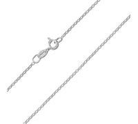 Designer Inspirations Boutique 20" Inch Sterling Silver 1.3 mm Thick Round Belcher/Rolo Chain Necklace for Women Men Unisex - Fine Silver Chain - Weight: 1.5 Grams