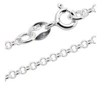 Designer Inspirations Boutique 20" Inch Sterling Silver 2.0 mm Thick Round Belcher/Rolo Chain Necklace for Women Men Unisex - Weight: 4.4 Grams. SKR70