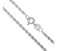 Designer Inspirations Boutique 20" Inch Sterling Silver 3.5 mm Wide Rope Chain Necklace for Men Women Unisex - Fine Silver Chain - Weight: 11.8 Grams