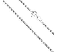 Designer Inspirations Boutique 26" Inch Sterling Silver 1.5 mm Wide Rope Chain Necklace for Women Men Unisex - Fine Silver Chain - Ideal for Smaller Pendants - Weight: 2.4 Grams