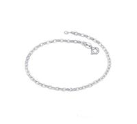 Designer Inspirations Boutique 2MM / 2.5MM / 3.4MM Wide Sterling Silver Oval Link CABLE/Belcher Chain Anklet/Ankle Bracelet/Ankle Chain - 925 Sterling Silver - 9.5" 10" 10.5" Inch - Anklets for Women