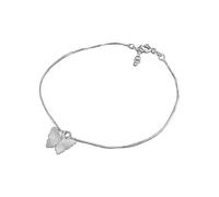 Designer Inspirations Boutique 9.75 Inch Butterfly Charm On Chain Sterling Silver Anklet/Ankle Bracelet/Ankle Chain - 925 Sterling Silver - 9.75" Inch / 25cm - Anklets for Women