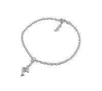 Designer Inspirations Boutique 9.75 Inch Dolphin Charm On Chain Sterling Silver Anklet/Ankle Bracelet/Ankle Chain - 925 Sterling Silver - 9.75" Inch / 25 cm - Anklets for Women