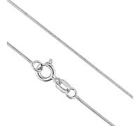 Designer Inspirations Boutique 925 Sterling Silver 0.8/1.0/1.1/1.25/1.4 MM Round/Square/Diamond Cut SNAKE Chain Necklace for Women Men Unisex - 16 18 20 22 24 26 28 30 32 34 36 38 40" Inch