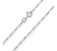 Designer Inspirations Boutique 925 Sterling Silver 1.2/1.55/2.1 MM Diamond Cut Figaro Chain Necklace for Women Men Unisex - 16" 18" 20" 22" 24" Inch