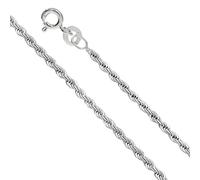 Designer Inspirations Boutique 925 Sterling Silver 1.5/2 / 2.4/3.5 MM Rope Chain Necklace for Women Men Unisex - 16 18 20 22 24 26 28 30 32" Inch