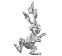 Designer Inspirations Boutique Cute Rabbit Bunny Hare 925 Sterling Silver Charms for Bracelets Necklaces for Women - Fit European Link Charm Bracelet Necklace - Women's Charms - Slider Dangle Charm