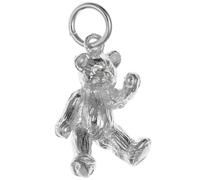 Designer Inspirations Boutique Cute Teddy Bear 925 Sterling Silver Charms for Bracelets Necklaces for Women - Fit European Link Charm Bracelet Necklace - Women's Charms - Slider Dangle Charm