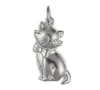 Designer Inspirations Boutique Disney 'MARIE' Cat 925 Sterling Silver Charms for Bracelets Necklaces for Women - Fit European Link Charm Bracelet Necklace - Cute Women's Charms - Slider Dangle Charm
