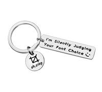 Designer Keyring Graphic Designer Gift Funny Art Coworker Keyring Artist Keyring Gift Web Designer Keychain Valentines Christmas Birthday Gift for Painters Art Student Grauduation Gift Art School Gift