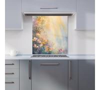 Warren Reed - Designer Ava Sterling 00007 Glass Kitchen Splashback W600Mm X H650Mm, Multi