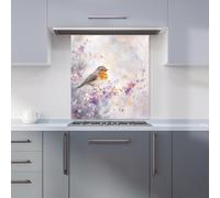 Designer Kitchen Splashbacks Ava Sterling: 00027 Premium Glass Kitchen Splashback W900mm X H750mm