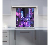 Designer Kitchen Splashbacks Dante Mercer: 00005 Premium Glass Kitchen Splashback W700mm X H750mm