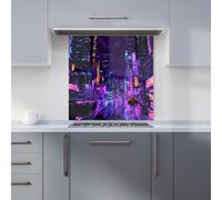 Warren Reed - Designer Dante Mercer 00006 Glass Kitchen Splashback W600Mm X H600Mm, Multi