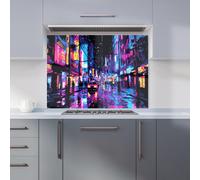 Designer Kitchen Splashbacks Dante Mercer: 00025 Kitchen Splashback | Size: 600mm x 750mm Designer Kitchen Splashbacks Multicolor 600mm x 750mm