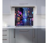 Warren Reed - Designer Dante Mercer 00028 Glass Kitchen Splashback W600Mm X H600Mm, Multi