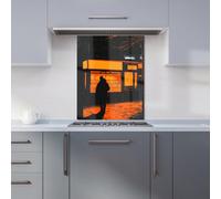 Designer Kitchen Splashbacks Dante Mercer: 00030 Premium Glass Kitchen Splashback W600mm X H750mm