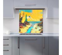 Designer Kitchen Splashbacks Elena Sable: 00012 Kitchen Splashback | Size: 700mm x 750mm Designer Kitchen Splashbacks Multicolor 700mm x 750mm