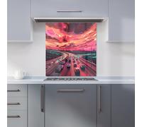 Designer Kitchen Splashbacks Elena Sable: 00013 Kitchen Splashback | Size: 700mm x 650mm Designer Kitchen Splashbacks Multicolor 700mm x 650mm