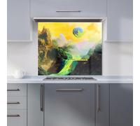 Elena Sable: 00035 Kitchen Splashback Designer Kitchen Splashbacks Multi 900mm x 750mm