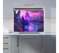 Designer Kitchen Splashbacks Elena Sable: 00038 Kitchen Splashback | Size: 600mm x 650mm Designer Kitchen Splashbacks Multicolor 600mm x 650mm